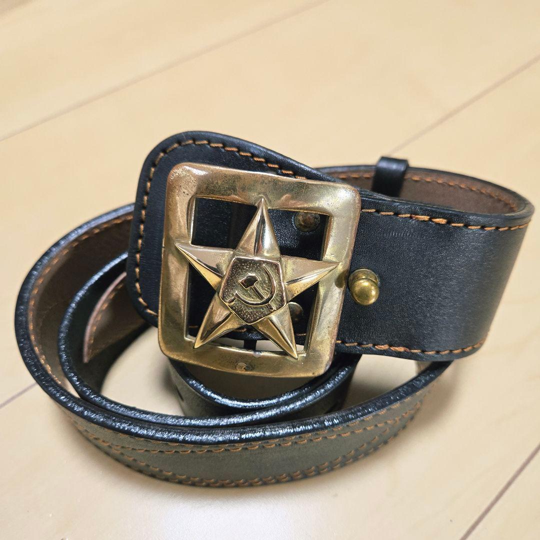 ロシア軍 stich profi製 ブロンズ 100%革ベルト サイズ1