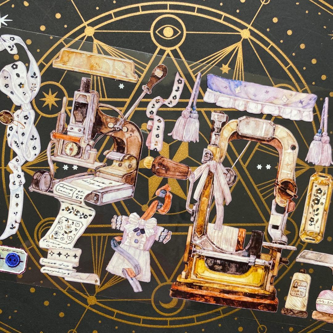 【9000】海外　マステ　中古巻　PETマスキングテープ　重油　装飾系