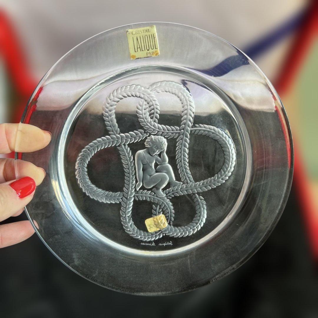 ルネ・ラリック　クリスタルガラス　お皿　3/6