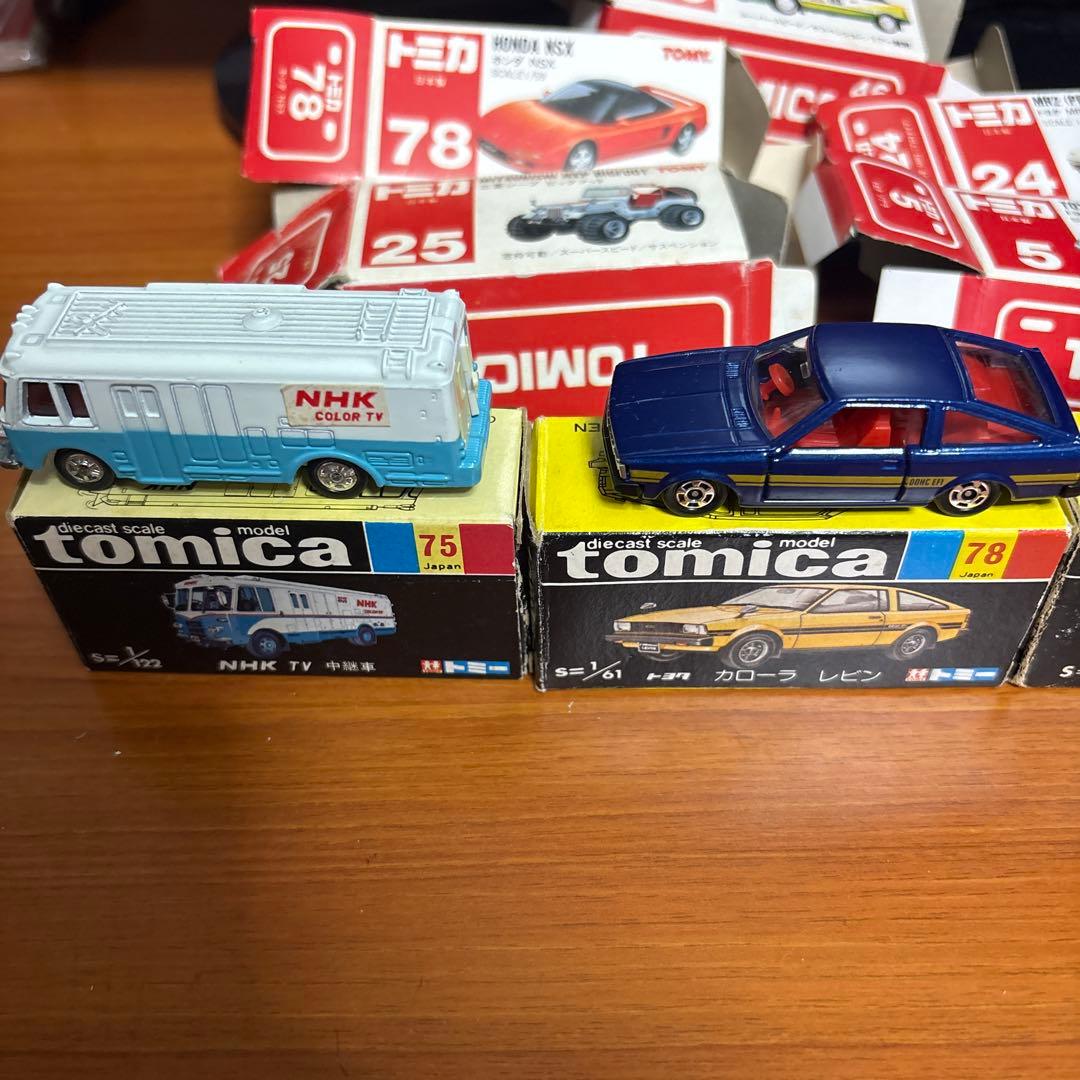 トミカ日本製箱ありまとめ売り16台＋空箱5台