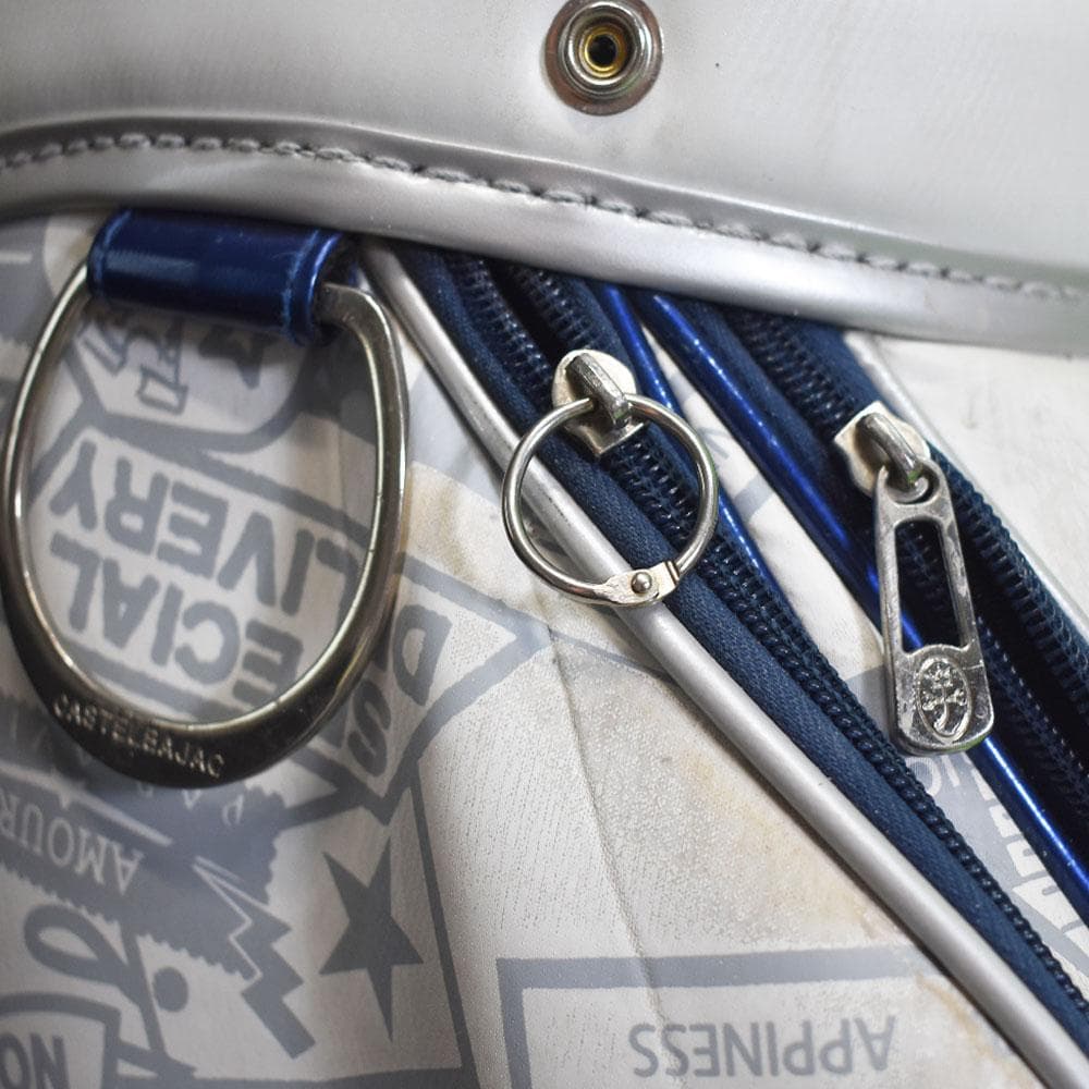 S*a様 カステルバジャック ゴルフ キャディバッグ【ホワイト】中古/訳あり品！