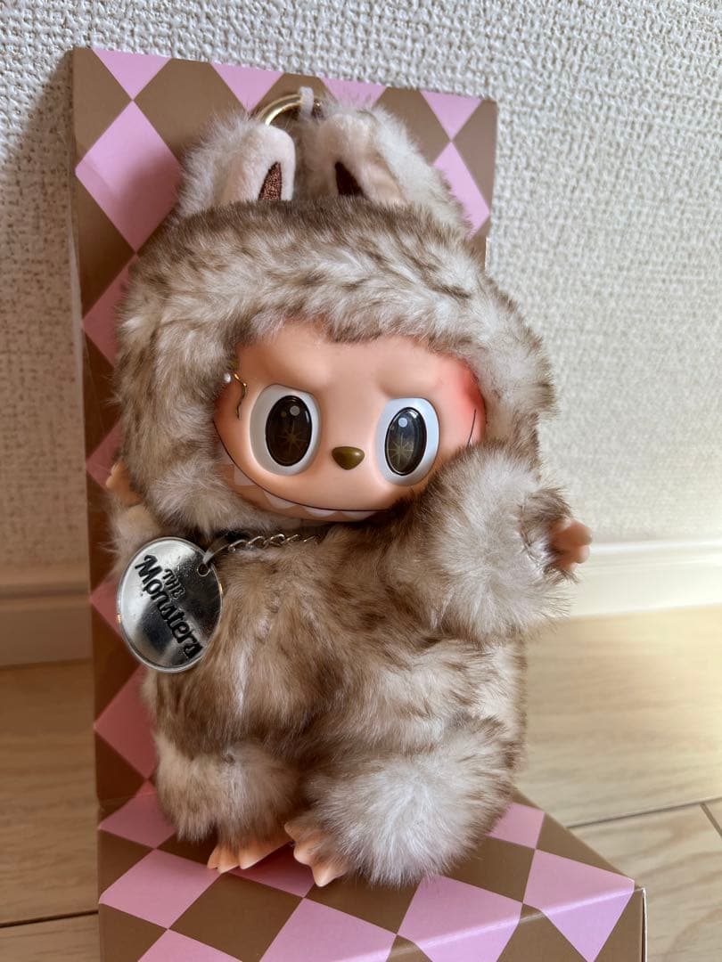 【海外限定】ZIMOMO LABUBU ラブブ ケーキ ブラウン