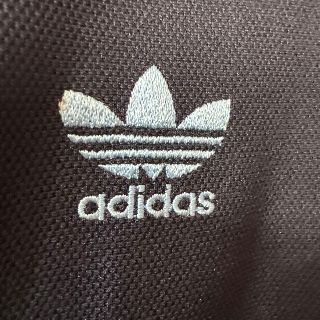 adidas アディダス 80s デサント製 ヴィンテージ ネイビー　ジャージ