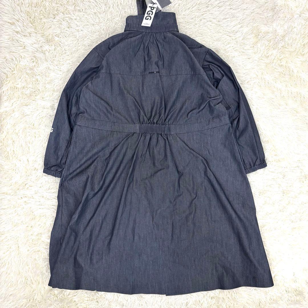 新品タグ付き！PGG パーリーゲイツ リサイクルポリデニムストレッチコート M