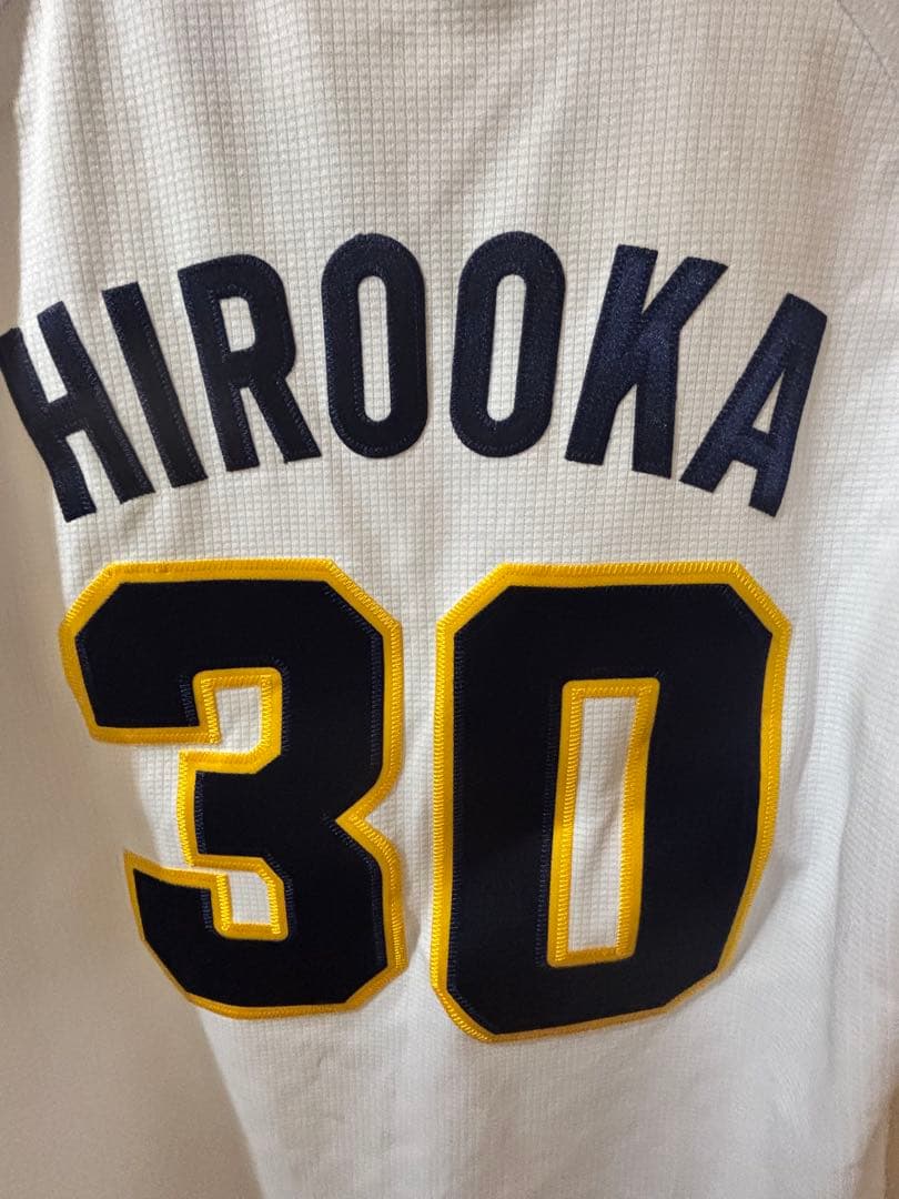 オリックス　廣岡大志　ユニフォーム　BlueWave　Sサイズ　ハイクオリティ