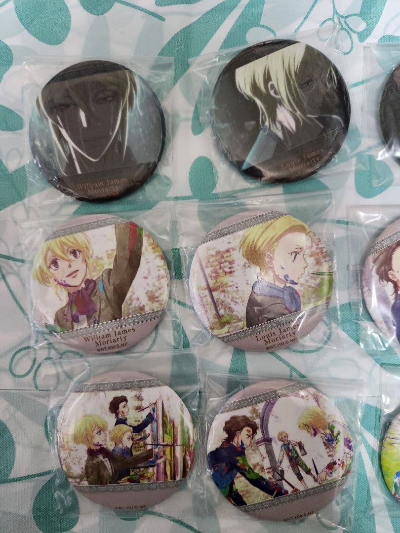 憂国のモリアーティ ED キャラバッジコレクション コンプリートセット