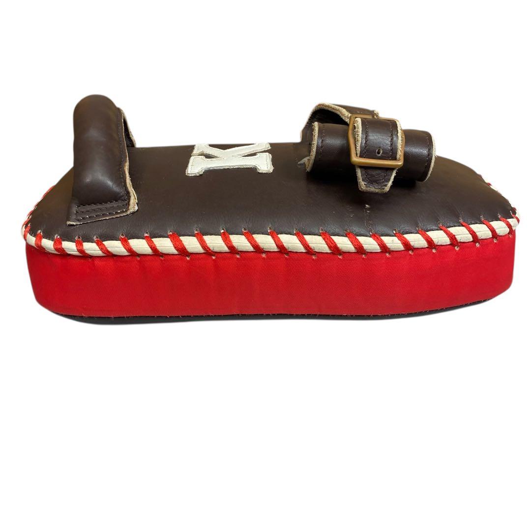 【希少】K キックミット レザー ブラウン プロ仕様