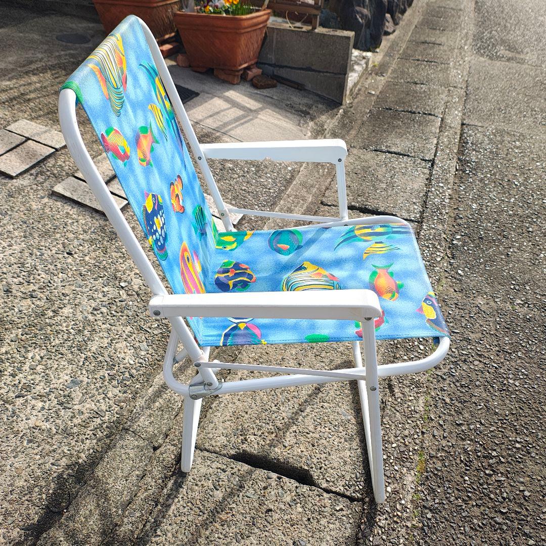 ※本日限定 24時まで※折りたたみ式アウトドアチェア 2脚セット 昭和レトロ