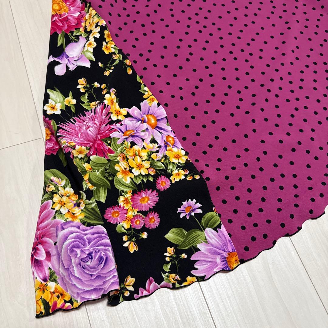 フラメンコ、他、ダンスにも使えるロングスカートM〜L