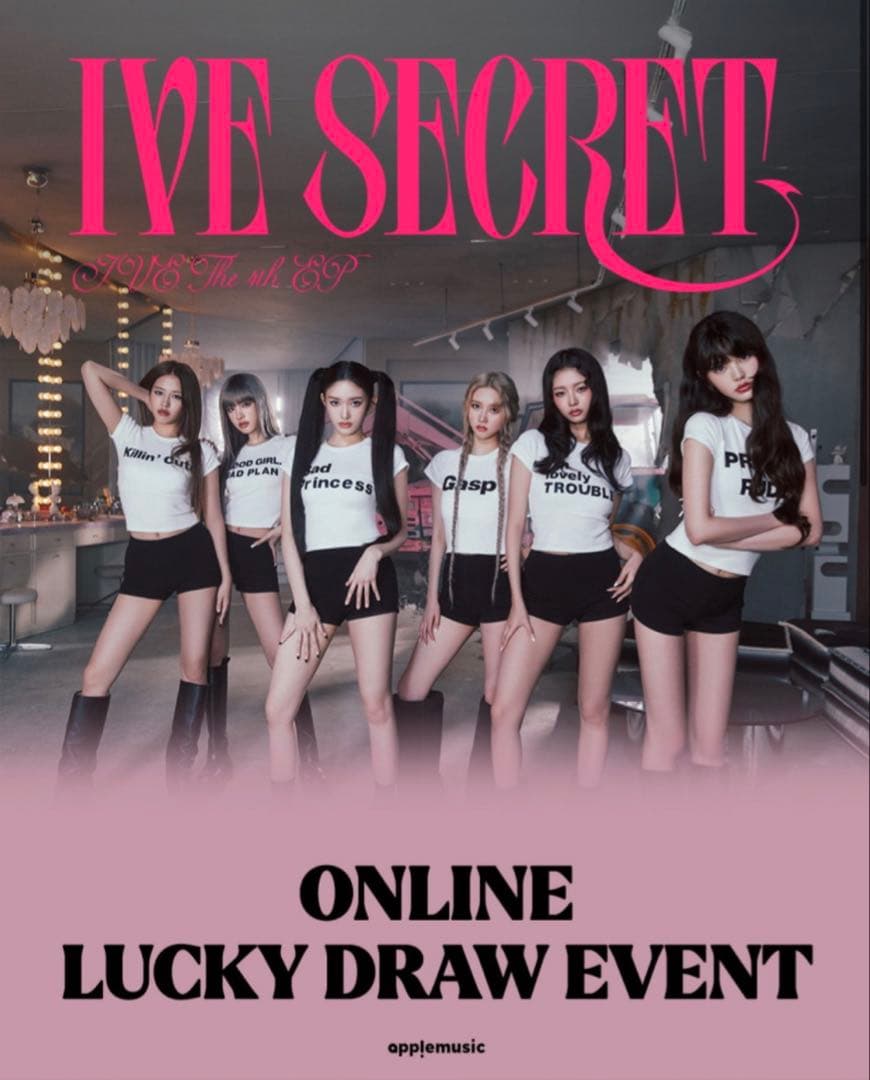 【当選者限定】IVE レイ 直筆サイン入り　ポラロイド AppleMusic