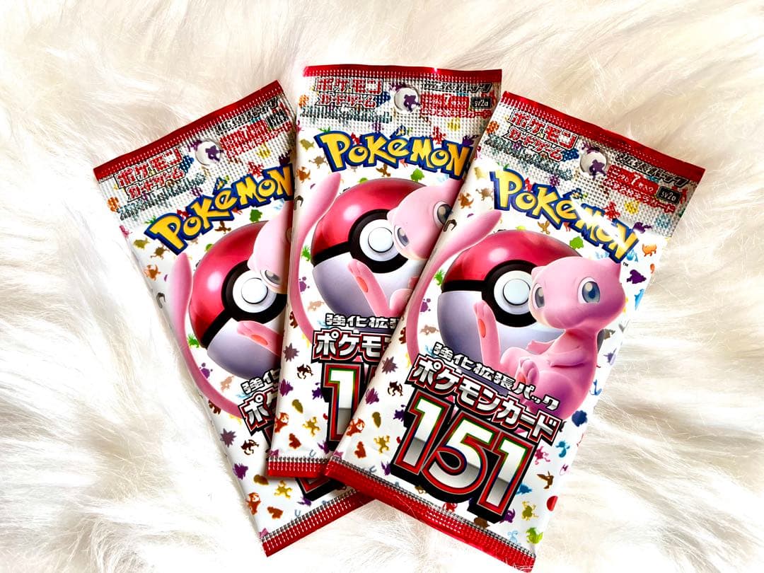 ポケモンカード151 3BOX未開封シュリンク付き+3パック未開封セット
