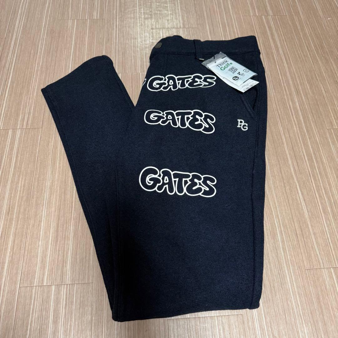 PEARLY GATES ロゴプリントパンツ サイズM