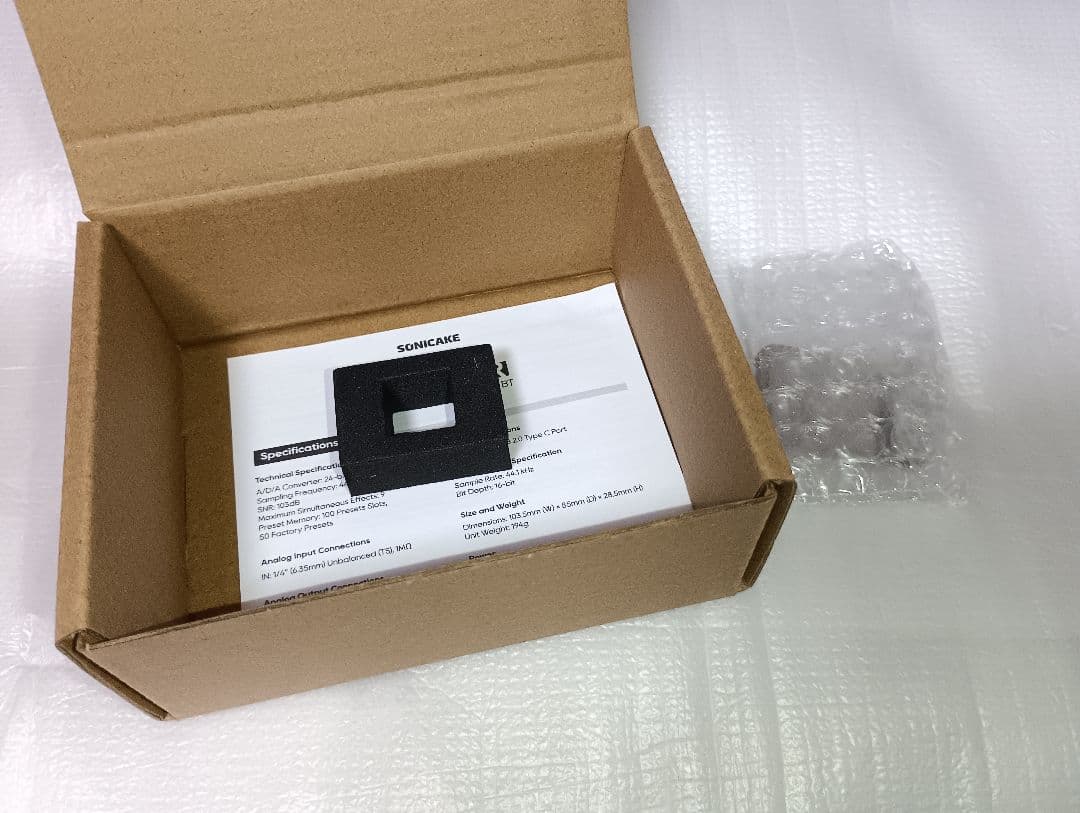 SONICAKE POCKET MASTER BT マルチエフェクトプロセッサー