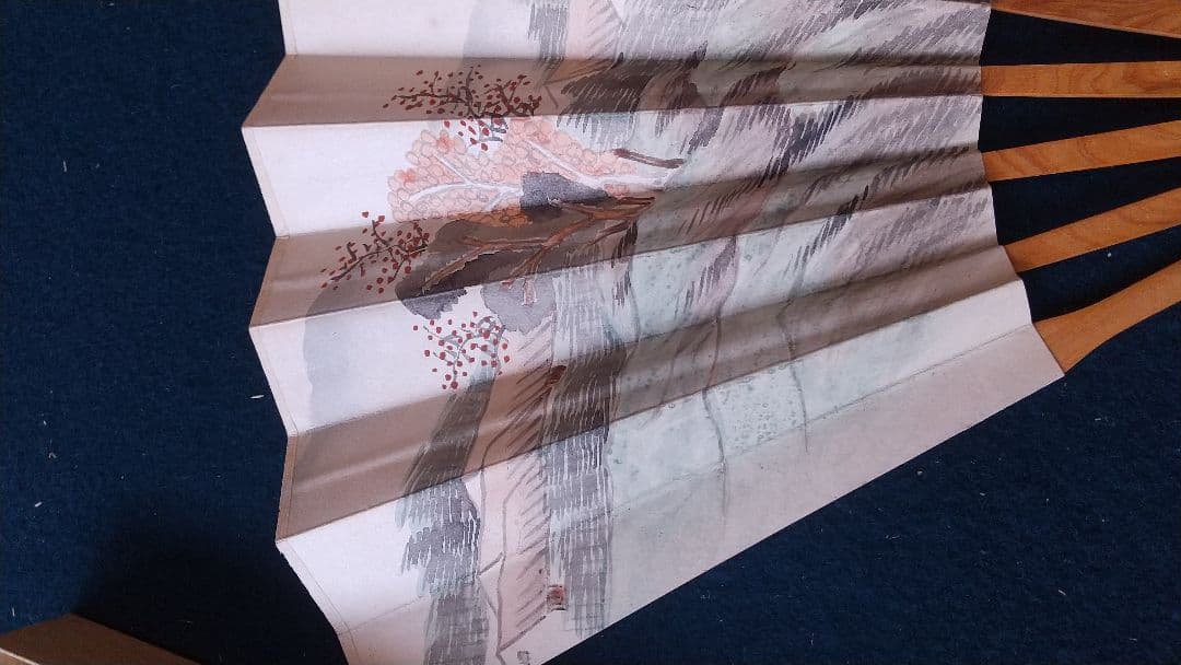 子安刻？ 扇子C 画家不明 中国 舒蓮記監製 頂布五層