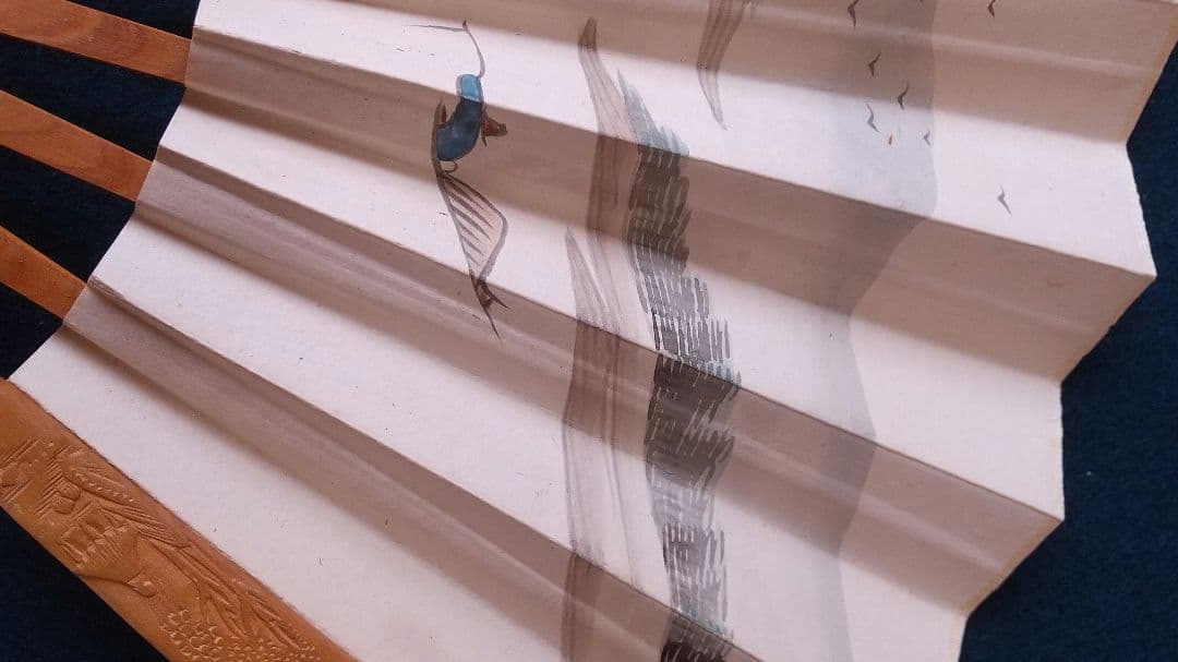 子安刻？ 扇子C 画家不明 中国 舒蓮記監製 頂布五層