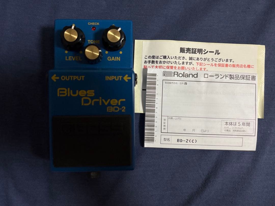 BOSS Blues D BD-2 ブルースドライバー 保証書　箱付き