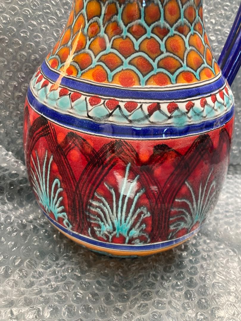 ceramica LAMAGAハンドペイントヴィンテージピッチャー