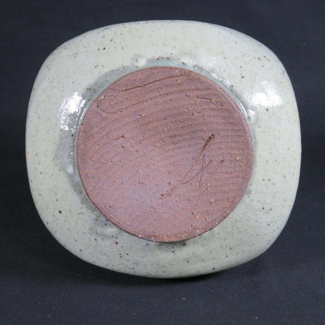 壺 在銘 五 花器 花瓶 木箱 共箱 作家物 フラワーベース