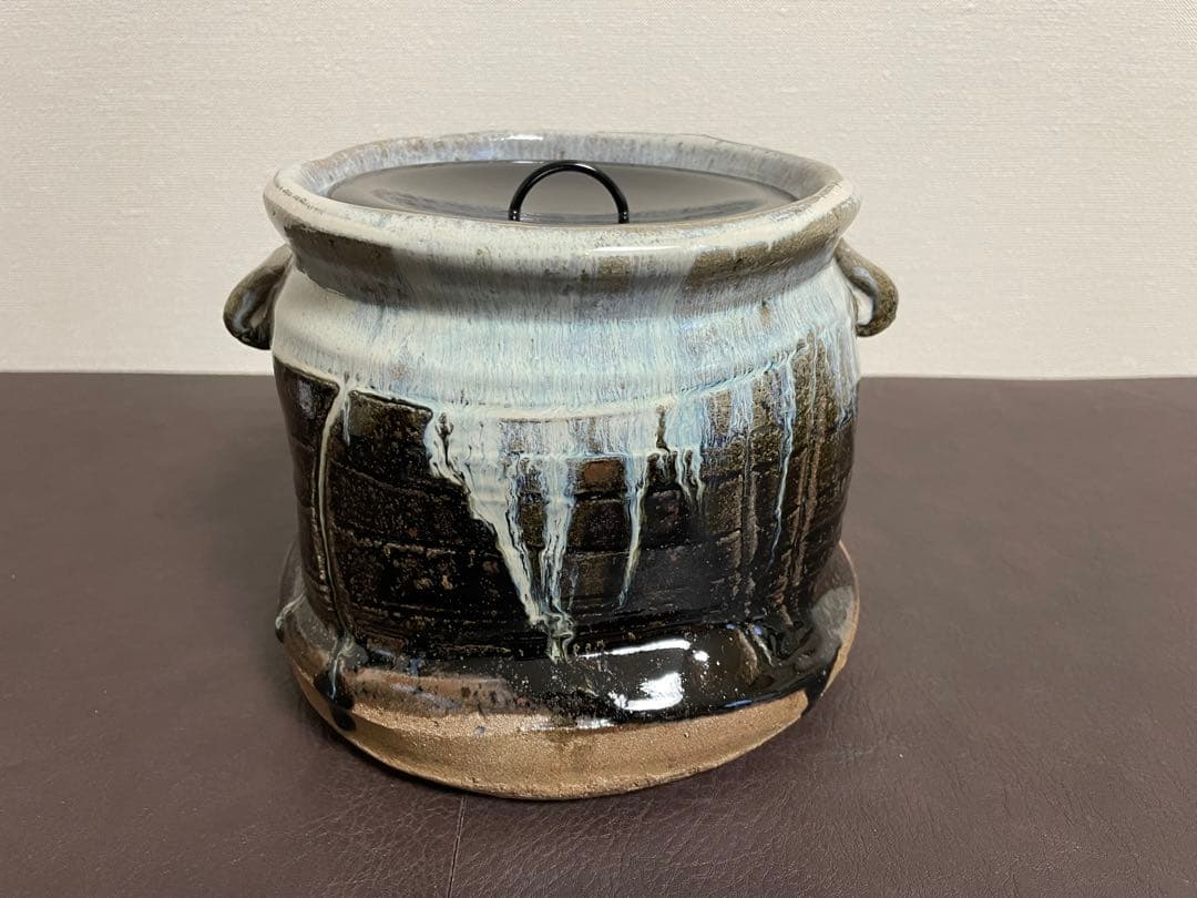 西岡小十　朝鮮唐津耳付水指