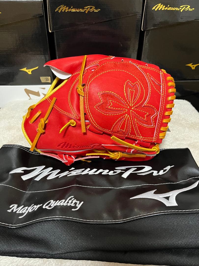 ミズノプロ　軟式野球用　投手用　グラブ　中日・高橋宏斗モデル