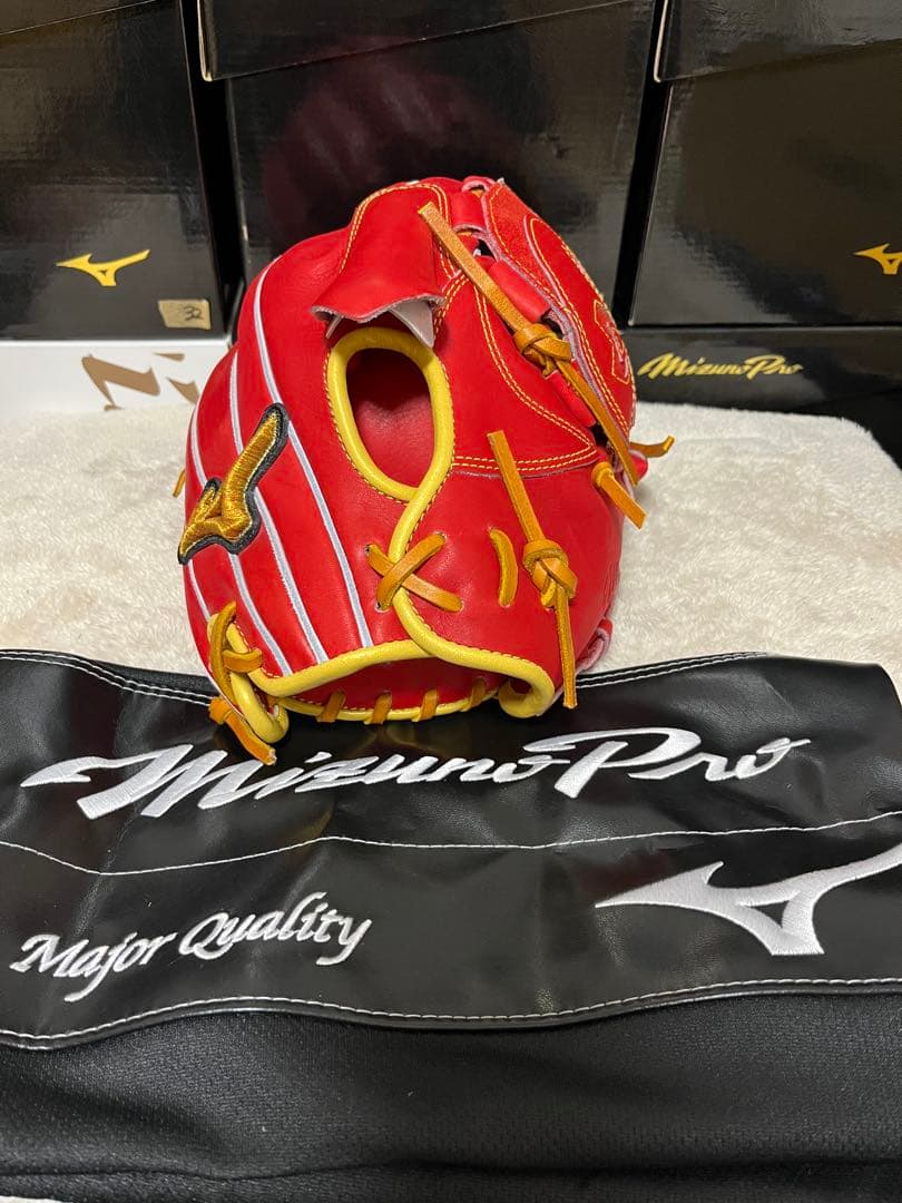ミズノプロ　軟式野球用　投手用　グラブ　中日・高橋宏斗モデル