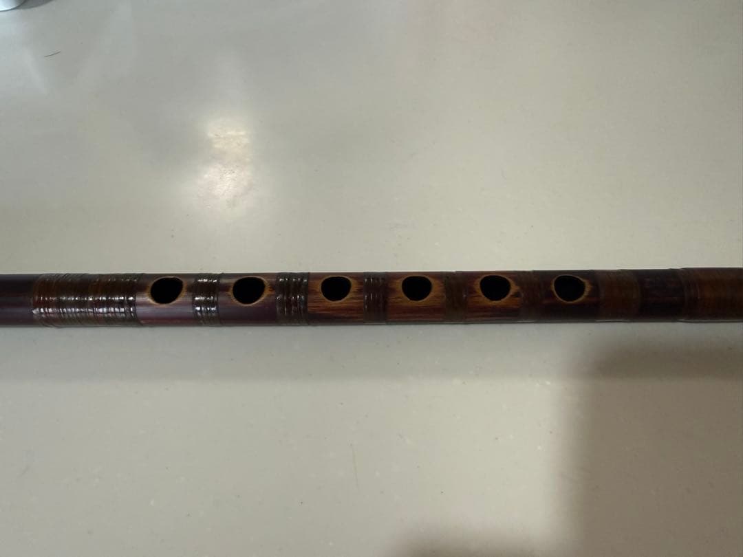 篠笛 煤竹　六穴　立平　七本半調子　古典調