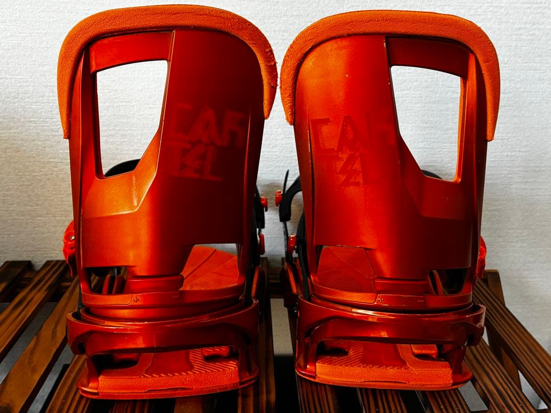 BURTONバインディング【カーテルCARTEL（メンズMサイズ）】オレンジ×黒