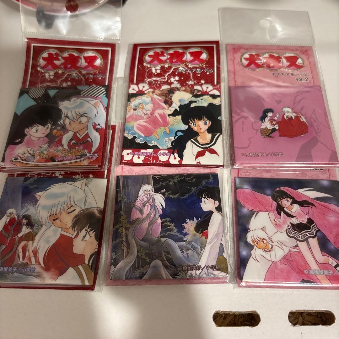 犬夜叉　スクエア缶バッジ