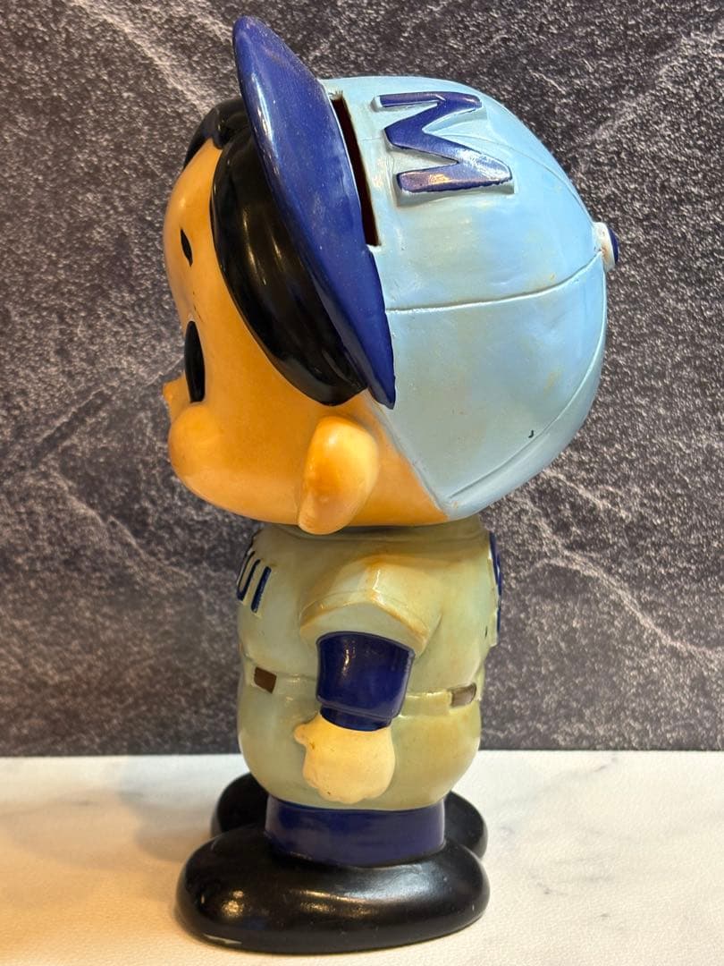 《 激レア 》 三井銀行 バトンちゃんホームラン坊や貯金箱　人形