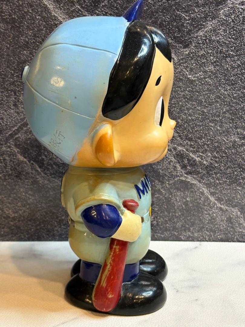 《 激レア 》 三井銀行 バトンちゃんホームラン坊や貯金箱　人形