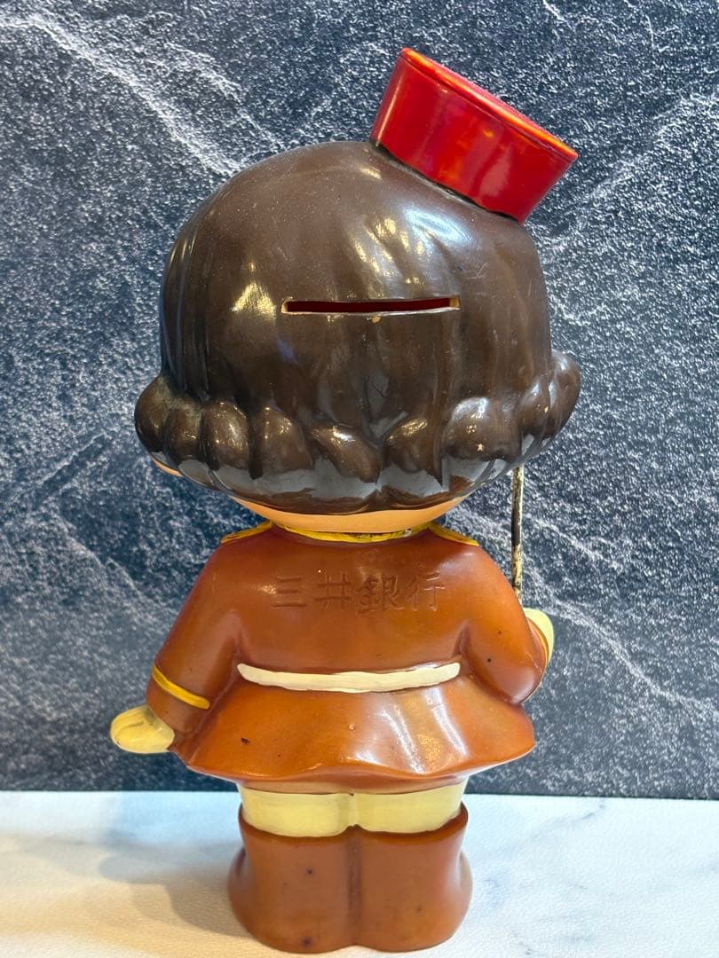 《 激レア 》 三井銀行 バトンちゃんホームラン坊や貯金箱　人形