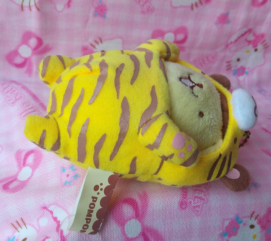 ポムポムプリン　虎　着ぐるみ　ぬいぐるみ　マスコット　トラ