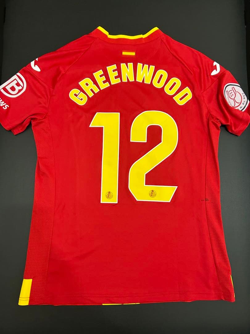 実使用ユニフォーム　グリーンウッド　ヘタフェ　match worn サッカー