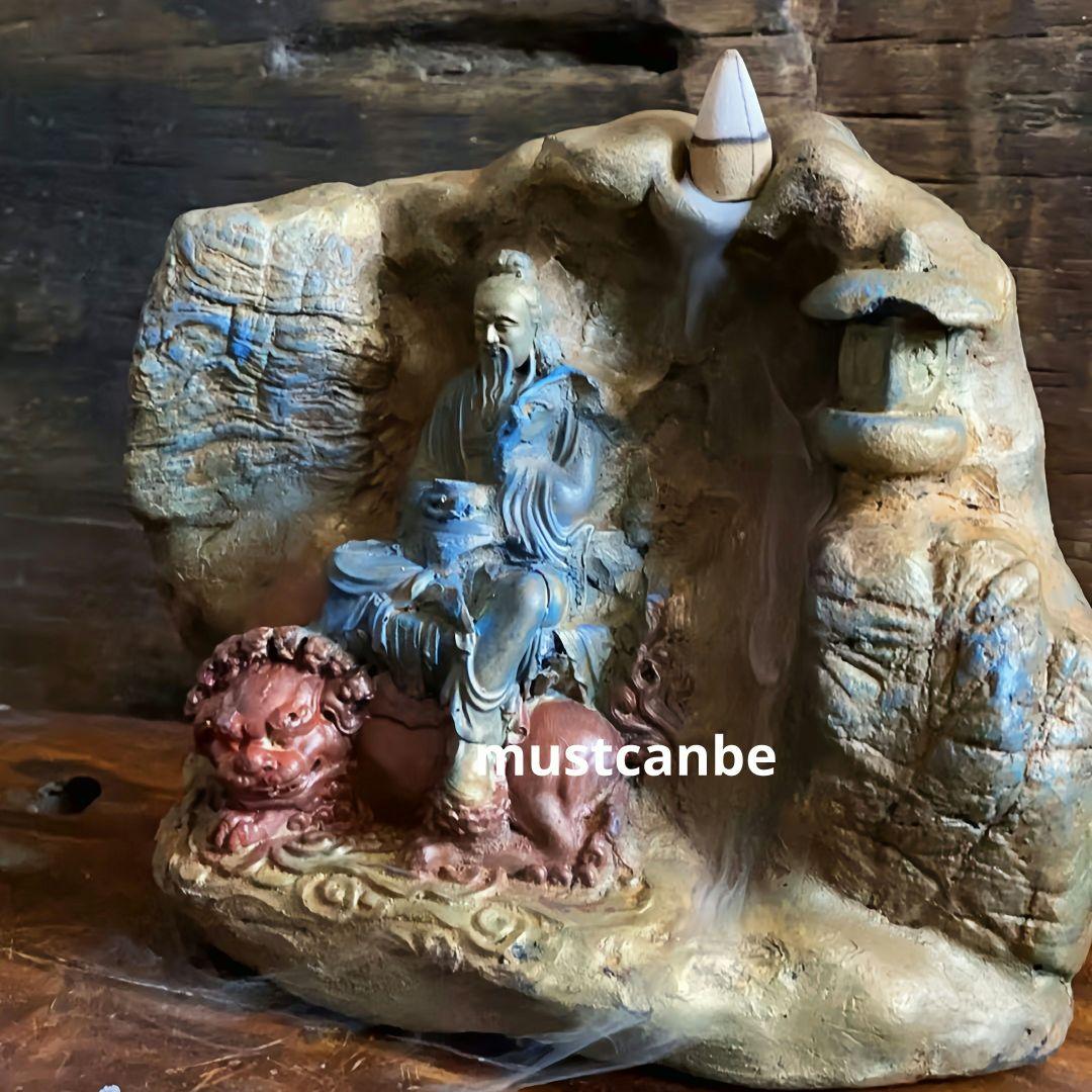 石像 太乙救苦天尊神像 禅意置物 文房茶道 鎮宅 玄関 造景 装飾品 工芸品