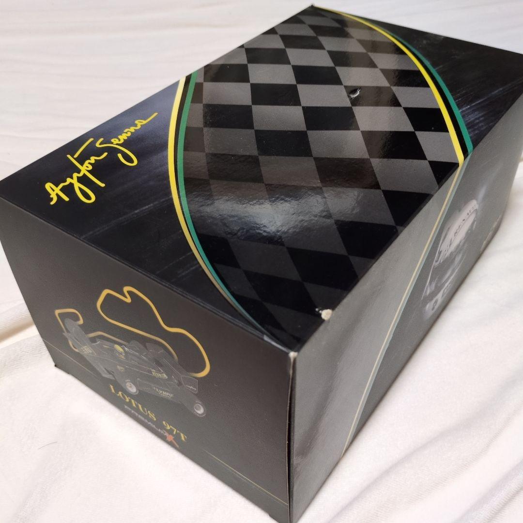 期間限定　未使用アイルトンセナLOTUS97t Premiumxミニカー1/18