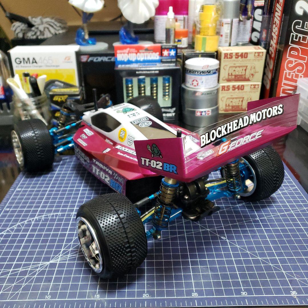 タミヤ TT-02BR フルオプション ハイエンド 4WD ピンク プロポセット