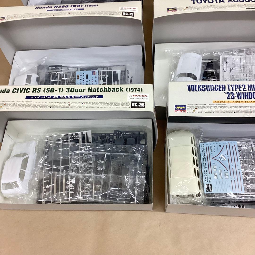 ハセガワ 1/24スケール 旧車・名車プラモ9個セット 未組立品