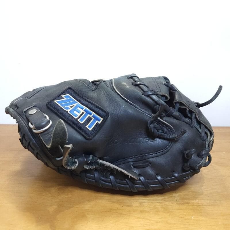 ZETT ゼット 古田モデル ヤクルト旧ラベル キャッチャーミット 軟式グローブ