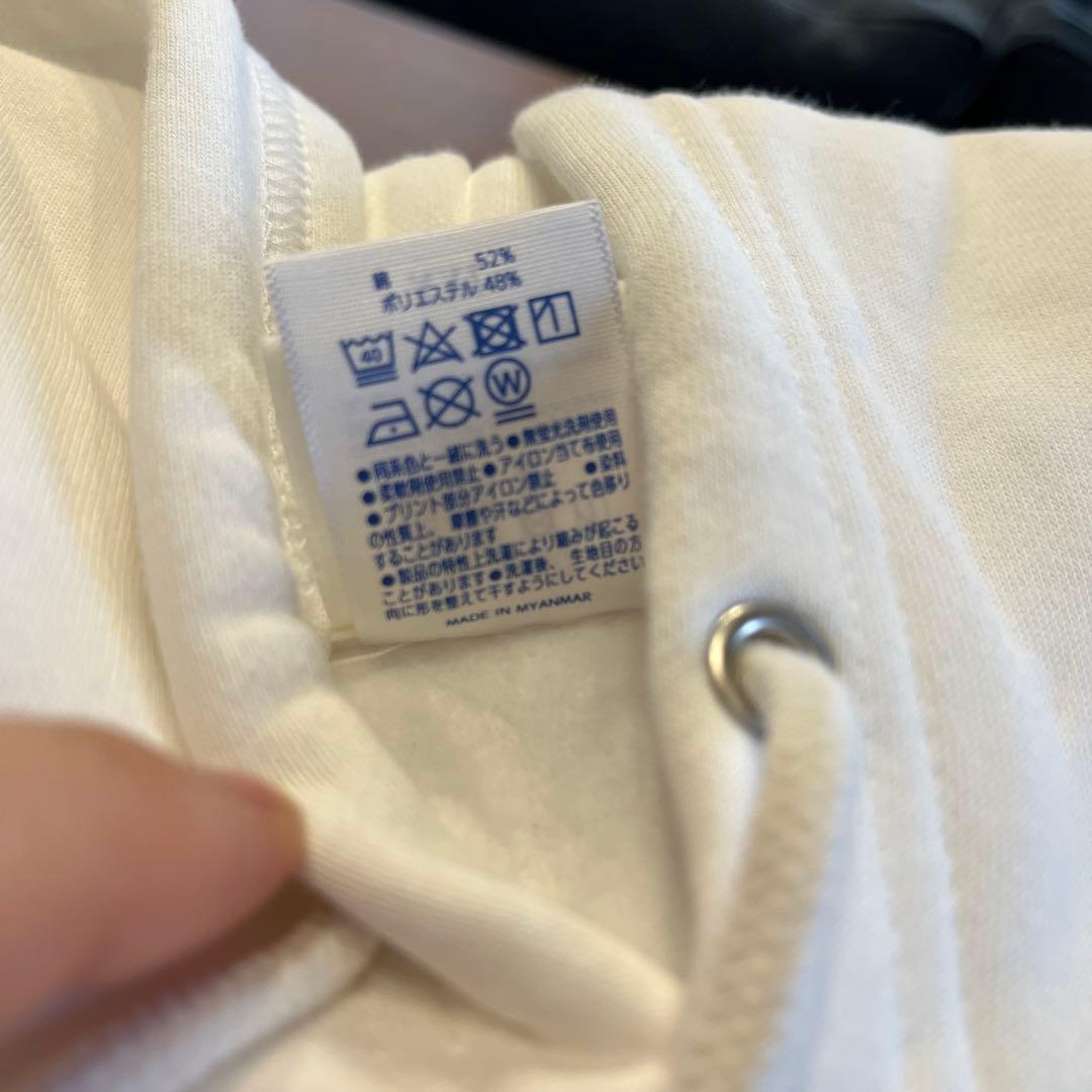 新品未使用　テトラポッツ ホワイトパーカー スウェットXXL 美品