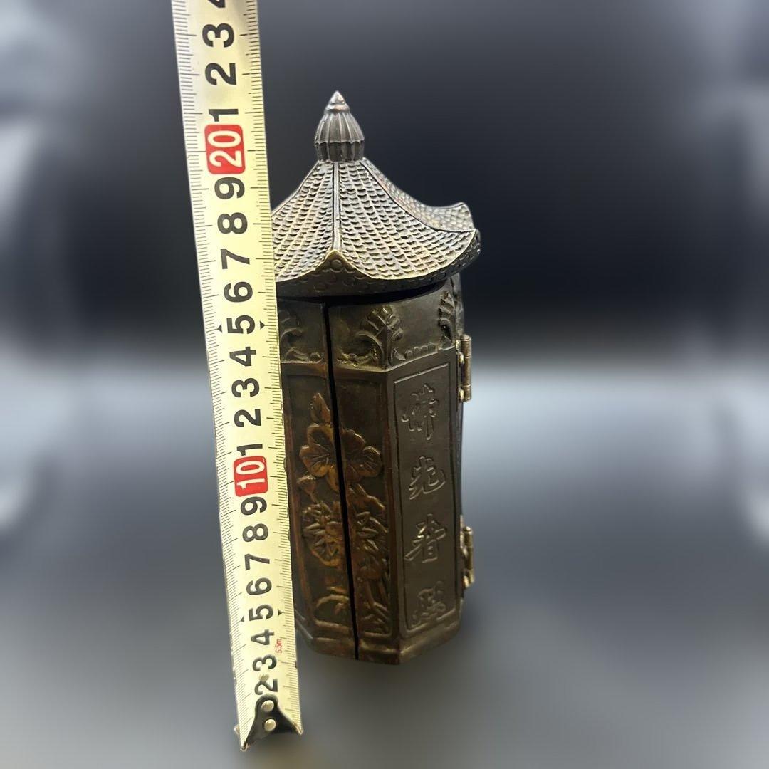 古董 置物 中国 仏像 三面仏像 彫刻