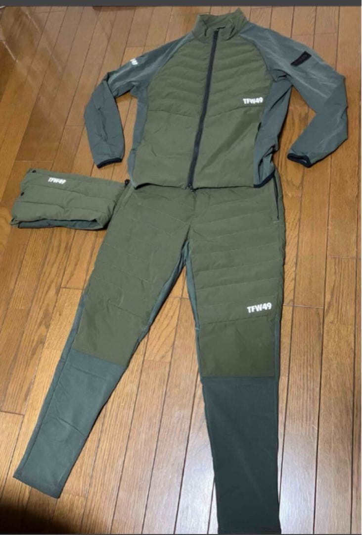 TFW49 SHIELDWARMERダウンブルゾン&パンツ&ネックウォーマー3点