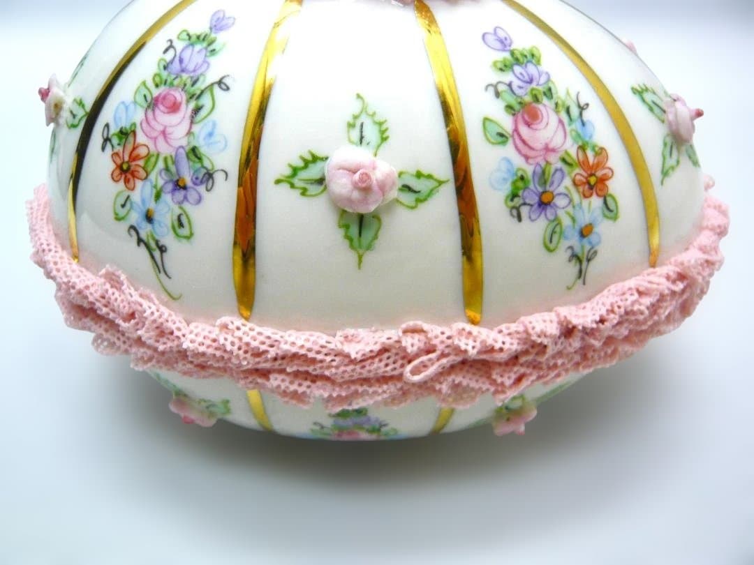 アイリッシュ ドレスデン　エッグボックス　　小物入れ