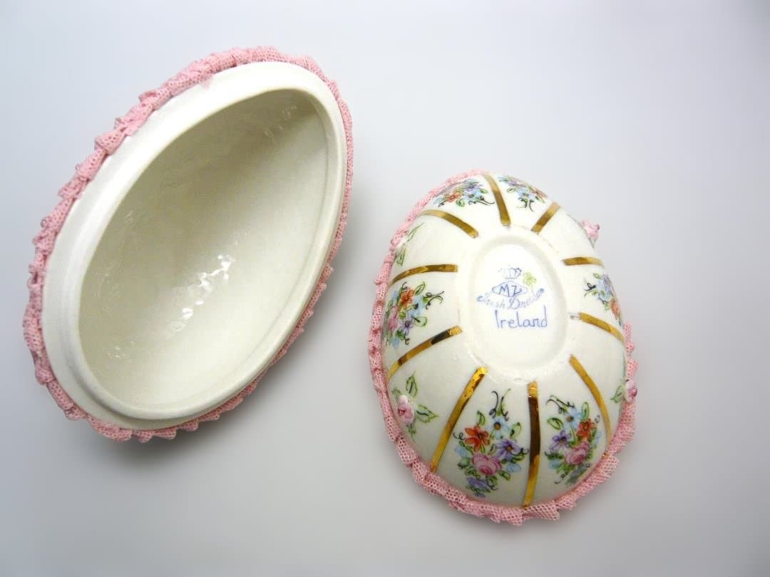 アイリッシュ ドレスデン　エッグボックス　　小物入れ