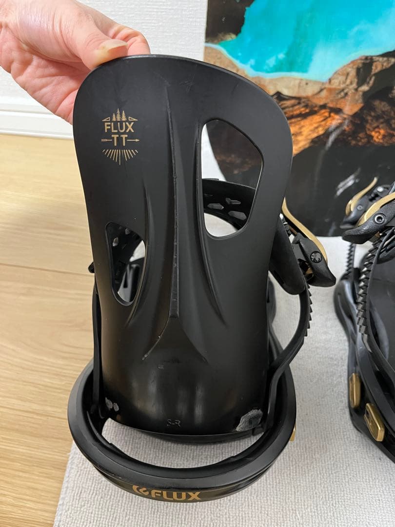 RIDE HEARTBREAKER 143cm スノーボード、FLUXセット