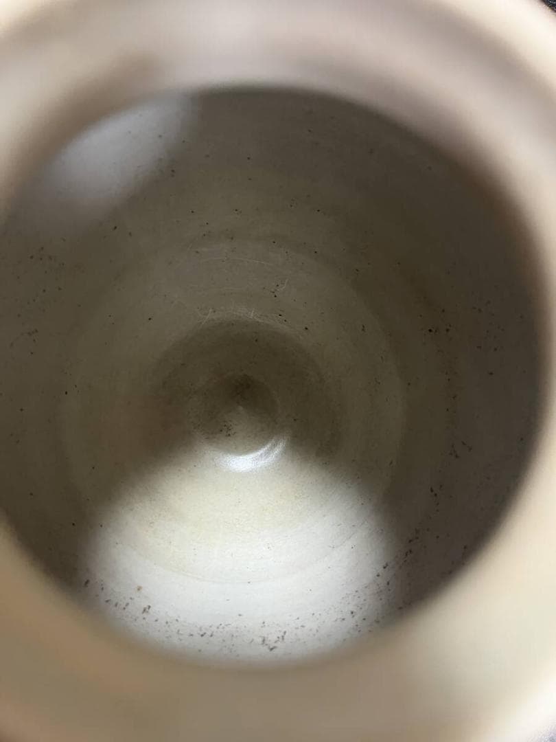 九谷焼　松本佐吉　赤絵　金彩 　色絵葡萄文　花入　花瓶