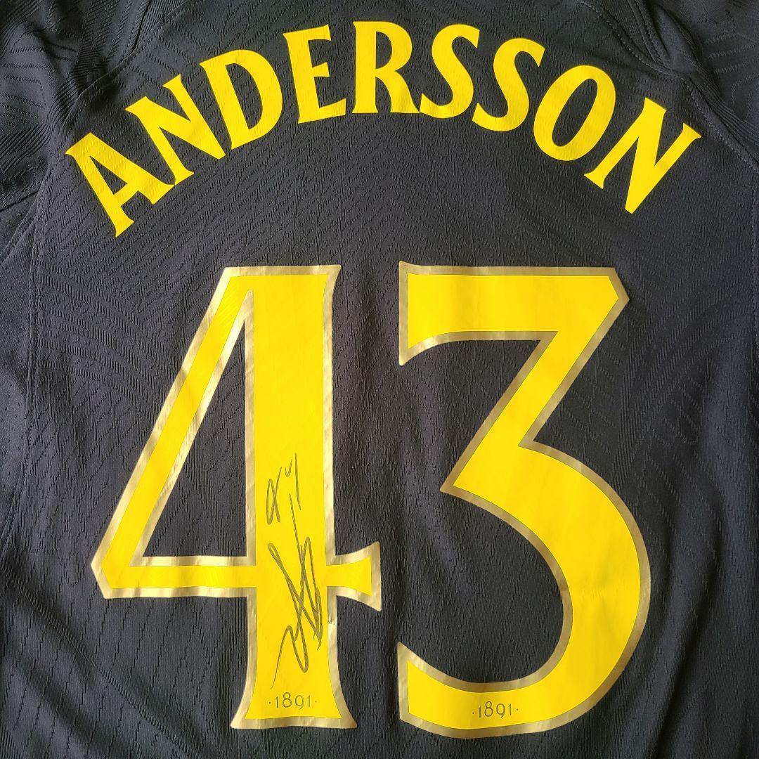 実使用サイン入り ヴィクトル・アンデション AIKソルナ