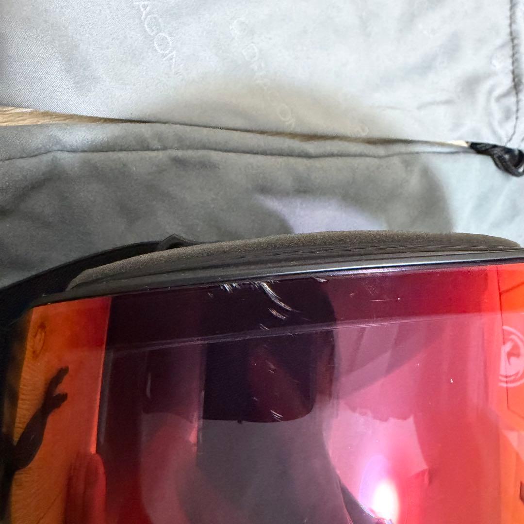 DRAGON PXV ゴーグル LUMA LENS レッドアイオン