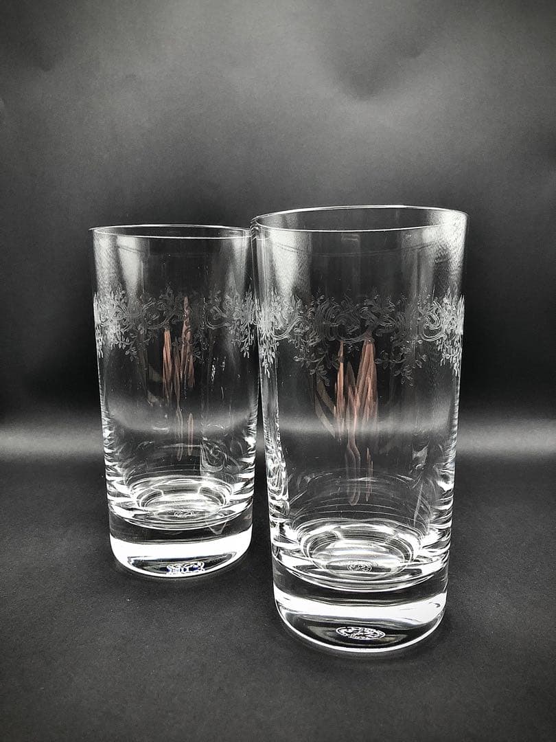 H:14cm バカラ セビーヌ2脚