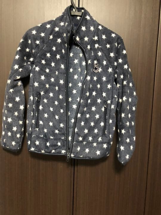 美品❣️パーリーゲイツ防寒ジャンパー　2枚二重　中は星柄　サイズ0寒さ対策