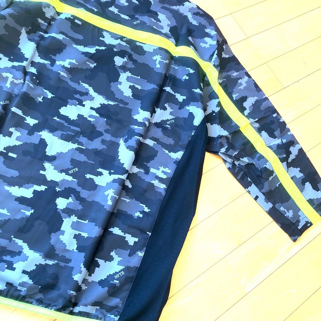 上のみ新品未使用人気カラーNIKEナイキ NFTBピステセットアップカモフラ